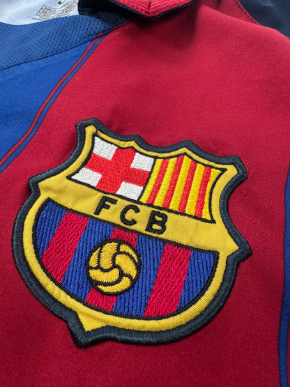 2003/04 NIKE FC BARCELONA HOME KIT MARQUEZ 4-(M)