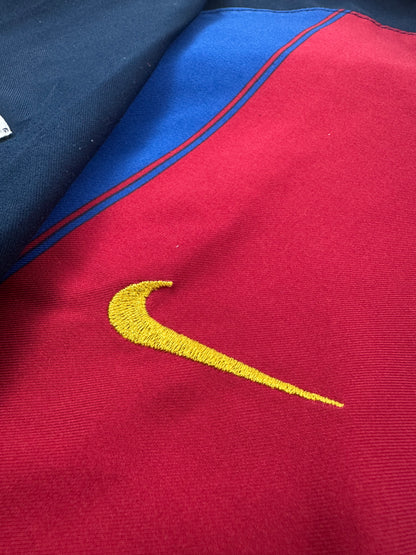 2003/04 NIKE FC BARCELONA HOME KIT MARQUEZ 4-(M)
