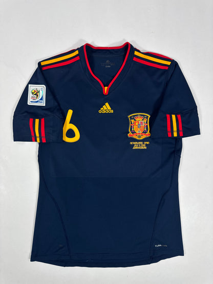 2010 ADIDAS SPAIN AWAY JERSEY INIESTA 6-(L)