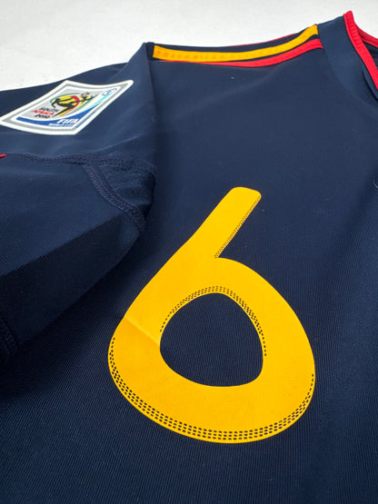 2010 ADIDAS SPAIN AWAY JERSEY INIESTA 6-(L)