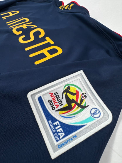 2010 ADIDAS SPAIN AWAY JERSEY INIESTA 6-(L)