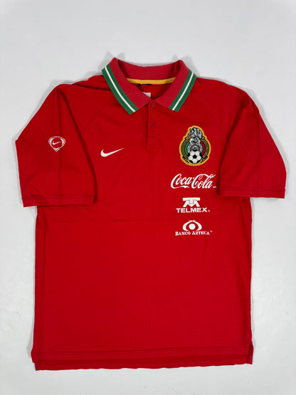 2006 NIKE MEXICO TRAVEL POLO UTILERIA (TEAM ISSUE)-(L)