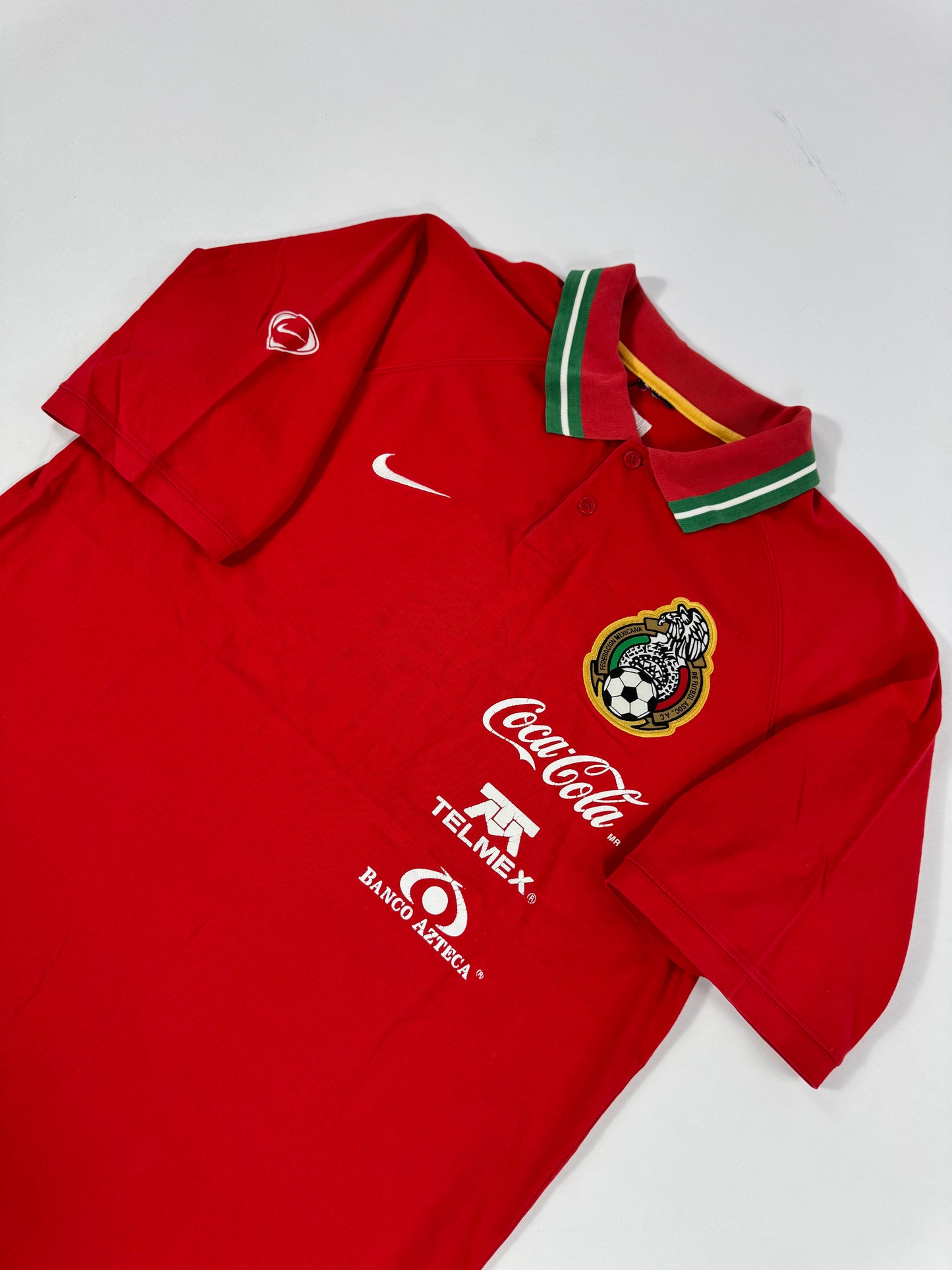 2006 NIKE MEXICO TRAVEL POLO UTILERIA (TEAM ISSUE)-(L)