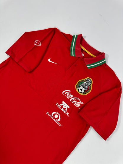 2006 NIKE MEXICO TRAVEL POLO UTILERIA (TEAM ISSUE)-(L)