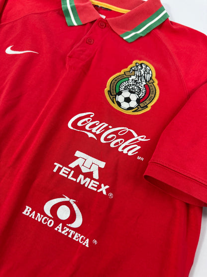 2006 NIKE MEXICO TRAVEL POLO UTILERIA (TEAM ISSUE)-(L)