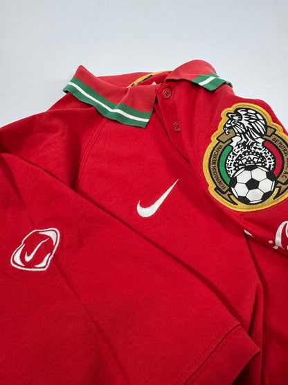 2006 NIKE MEXICO TRAVEL POLO UTILERIA (TEAM ISSUE)-(L)