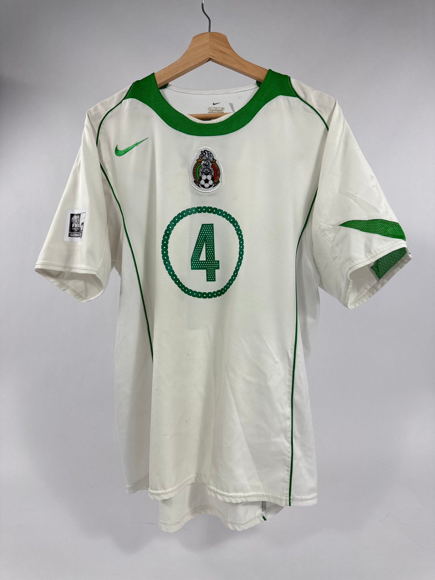 2004/05 NIKE T90 MEXICO AWAY JERSEY RAF MARQUEZ 4-(L)