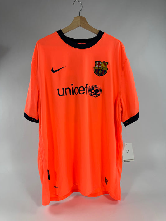 2009/10 NIKE FC BARCELONA AWAY JERSEY MESSI 10 NEW WITH TAGS-(2XL)