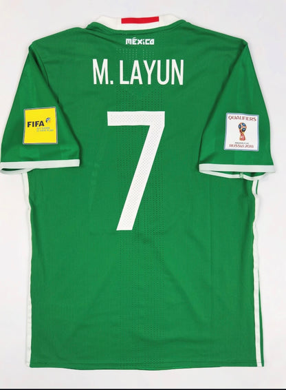 2017 MEXICO HOME PLAYER ISSUE LAYUN