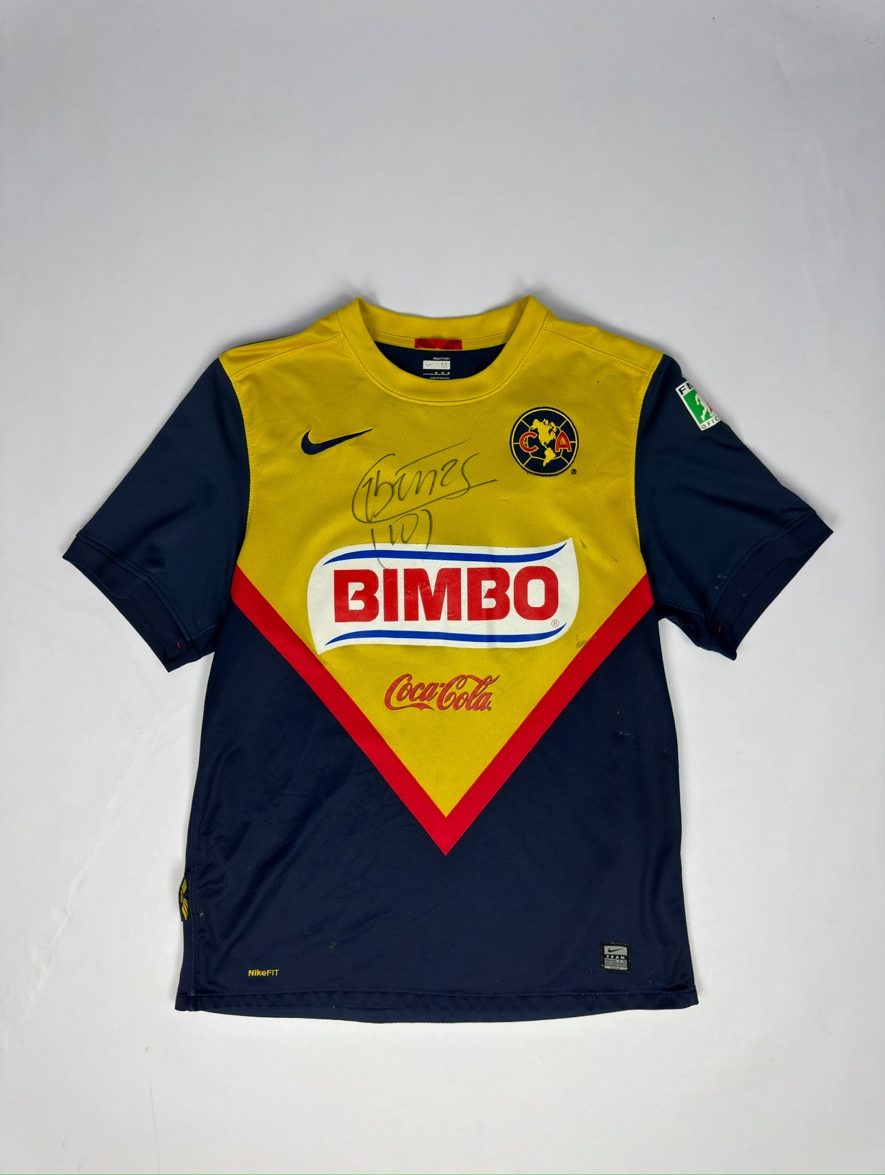 2009/10 Club America Jersey (SIGNED-SALVADOR CABÑAS)