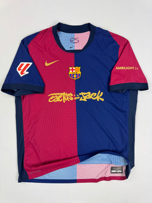 24/25 FC Barcelona Home Jersey-CACTUS JACK LIMITED EDITION